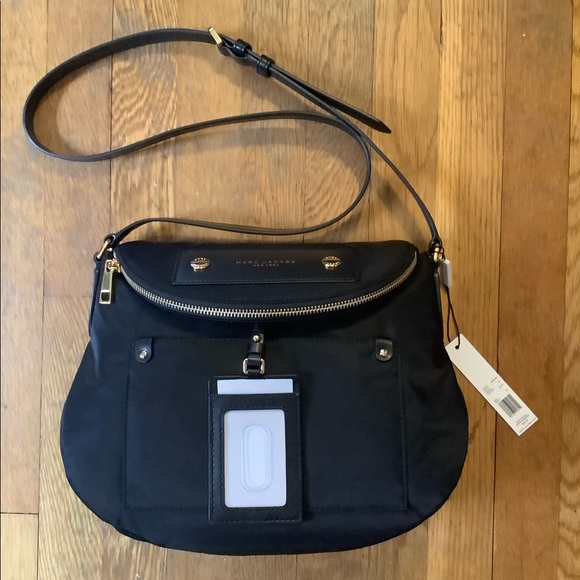 marc jacobs preppy nylon natasha shoulder bolsa